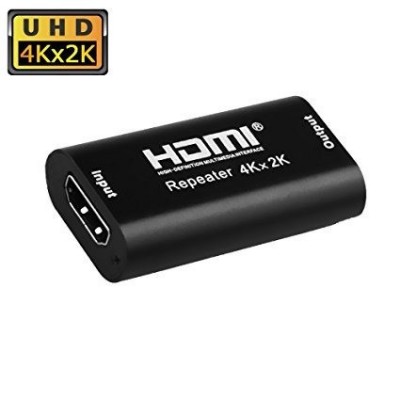 Repetidor Emenda Hdmi 4K 2K Tv Amplificador Sinal Femea
